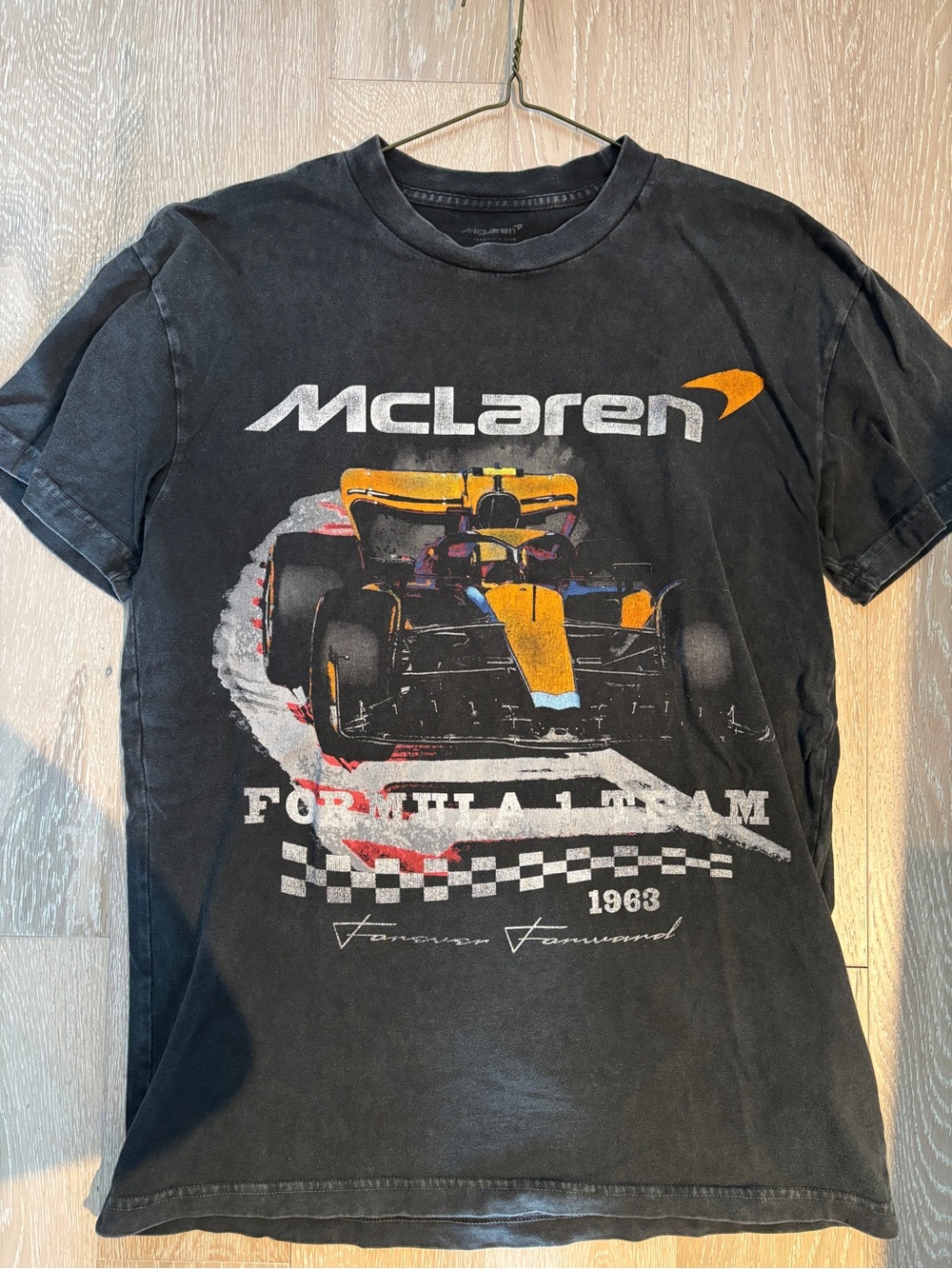 Abercrombie & Fitch Black McLaren Lando Norris Graphic Tee